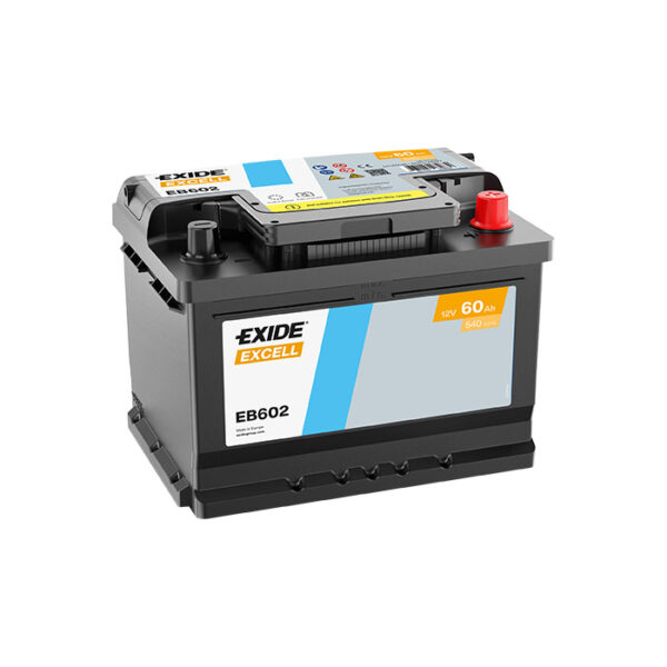 Exide Excell EB602 60 Ah Accu