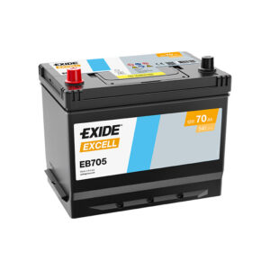 Exide Excell EB705 70 Ah Accu