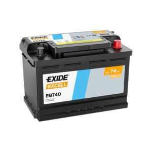 Exide Excell EB740 74 Ah Accu