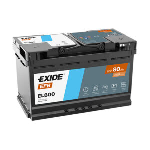 Exide EFB EL800 80 Ah Accu