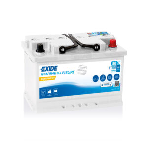 Exide ET550 80 Ah Accu