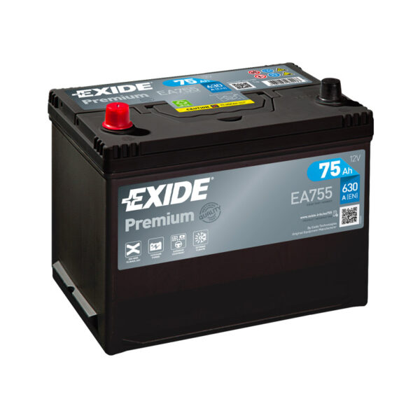 Exide Premium EA755 75 Ah Accu