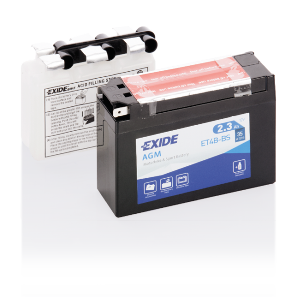 Exide ET4B-BS 2,3 Ah Accu