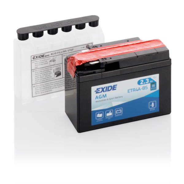 Exide ETR4A-BS 2,3 Ah Accu