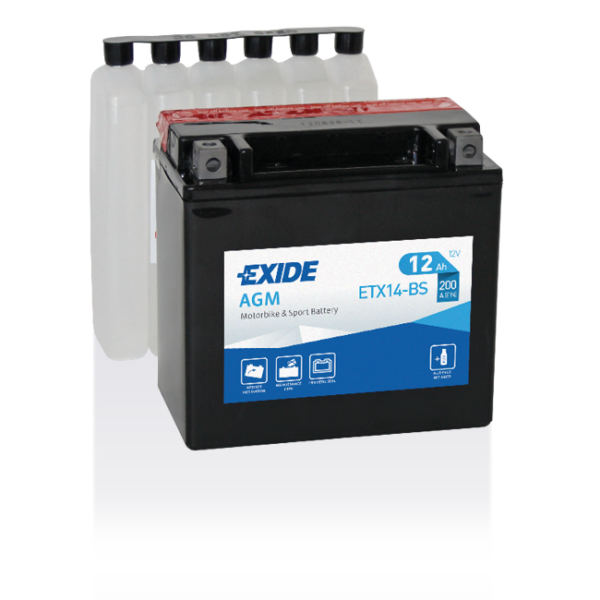 Exide ETX14-BS 12 Ah Accu