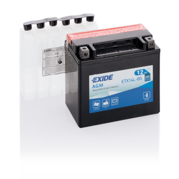 Exide ETX14L-BS 12 Ah Accu