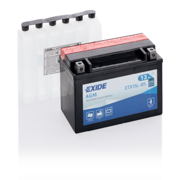 Exide ETX15L-BS 13 Ah Accu