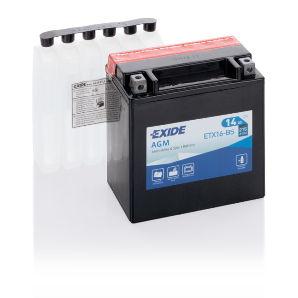 Exide ETX16-BS 14 Ah Accu