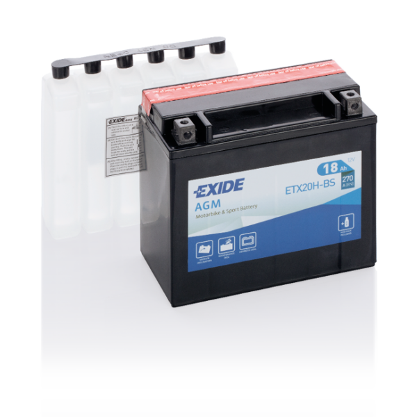Exide ETX20H-BS 18 Ah Accu