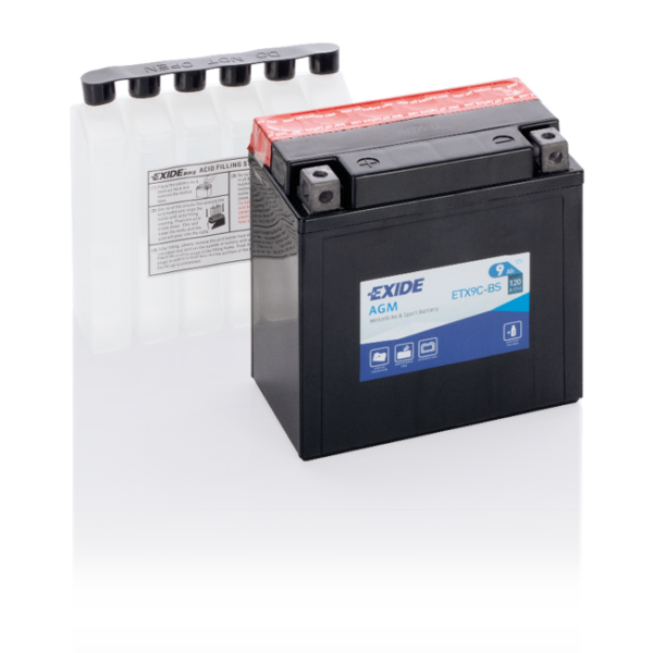 Exide ETX9C-BS 9 Ah Accu