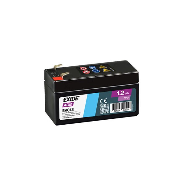 Exide AGM EK013 1,2 Ah Accu