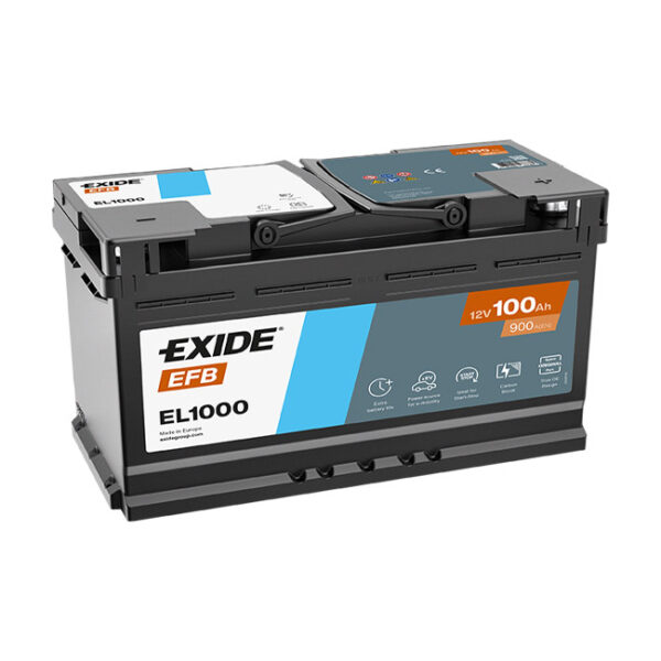Exide EFB EL1000 100 Ah Accu